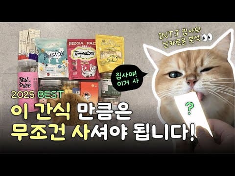 2025년 추천! 반려동물 고양이 간식 BEST 3 비교 분석