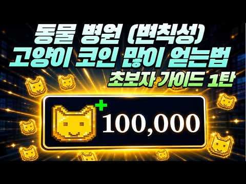 반려동물 게임 고양이 코인 파밍, 초보자를 위한 효율적인 공략